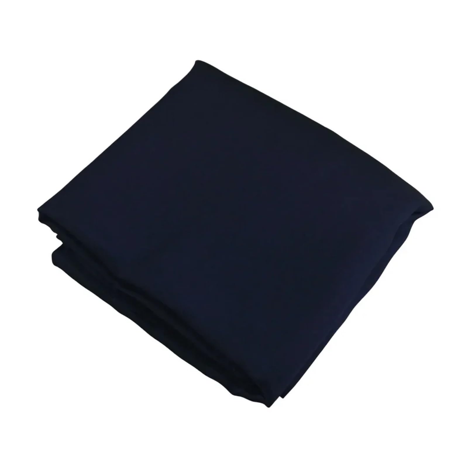 LuMOUzhou Reusable Rectangle Satin Tablecloth Round Satin Tablecloth Multicolor Multiple Sizes(Navy Blue,Round 145CM-57INCH)