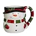 Snowman Holiday Character 12 ounce Ceramic Dolomite Christmas Coffee Mug