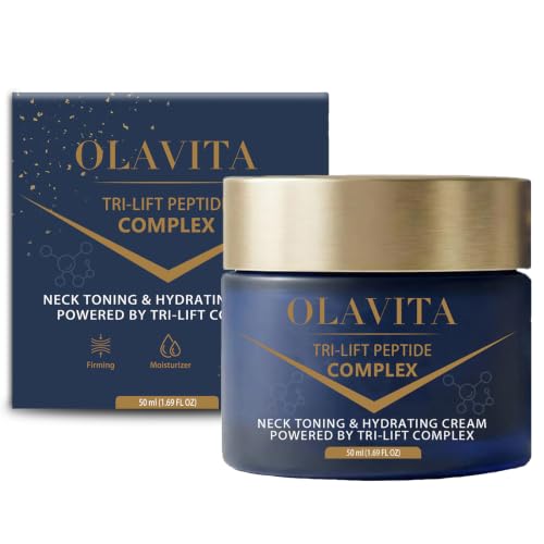 OLAVITA Tri-lift Peptide Complex Cream Tri-lift Peptide Cream for Wrinkle Anti Aging Neck Firming Moisturizer for Skin Smoother and More Refined