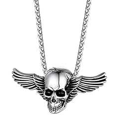 4. Wings Skull-Silver