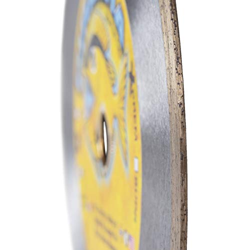 Delta Diamond Piranha Premium 7 Inch Tile Diamond Saw Blade, Continuous Rim, Dm-7/8"-5/8" Arbor, Dry Or Wet Cutting Porcelain & Ceramic Tiles (7") #TOP2