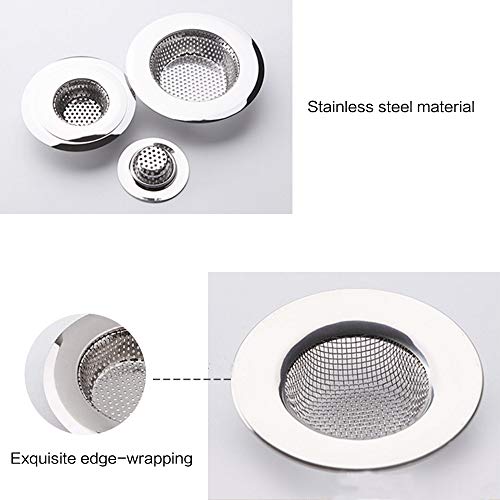 Vidysufyr 001 Shower Drain(4 Pack), Bathtub Drain Cover, Sink Tub Drain Stopper, Sink Strainer For Kitchen And Bathroom thumb #2