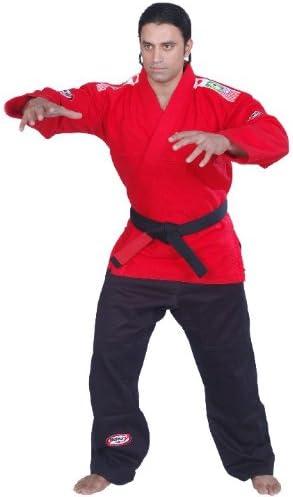 BJJ Kimono Jiu Jitsu Judo Gi Student Red Color Uniforms 5 A3 Martial Arts, Fighting Uniform, Training Uniforms, Ultra Light Weight Uniforms