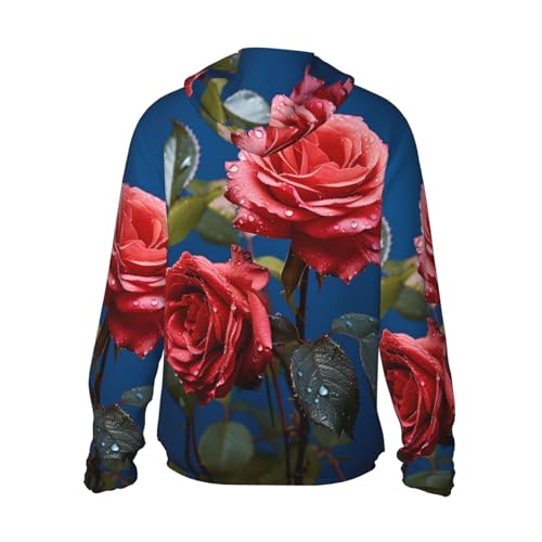 Chaqueta para hombre con protección solar UPF 50+ manga larga con capucha miniatura 7