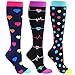 Campsnail Kompressionsstrümpfe für Damen Herren- 20-30mmHg Kompressionssocken Compression Socks Strümpfe Kompression Laufsocken für Sport 3/6 Paar(3 Paar-C,L-XL)