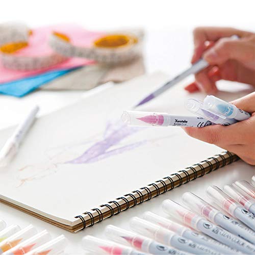 Amazon.com: Kuretake Zig Clean Color Real Brush 6 Colors Set
