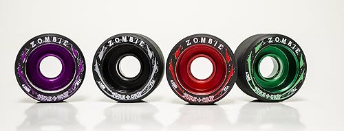 Sure-Grip Zombie Wheels Roller Derby Speed Skating (Mid Red 95A)