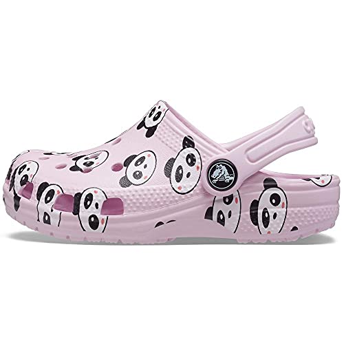 Image of Crocs Kids' Classic Panda Print Clogs