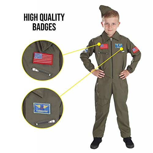 Fun Shack FNK2979M-US Ww2 Flight Suit Pilot Costume thumb #4