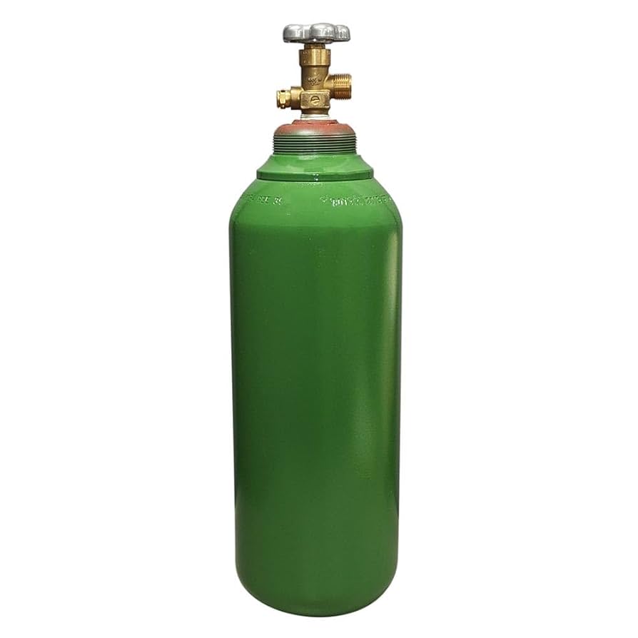 New 40 cu ft Steel Oxygen Cylinder Tank with CGA540 Valve