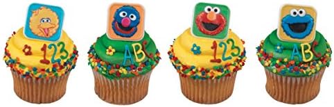 DecoPac Sesame Street Character Cupcake Rings - 24 ct