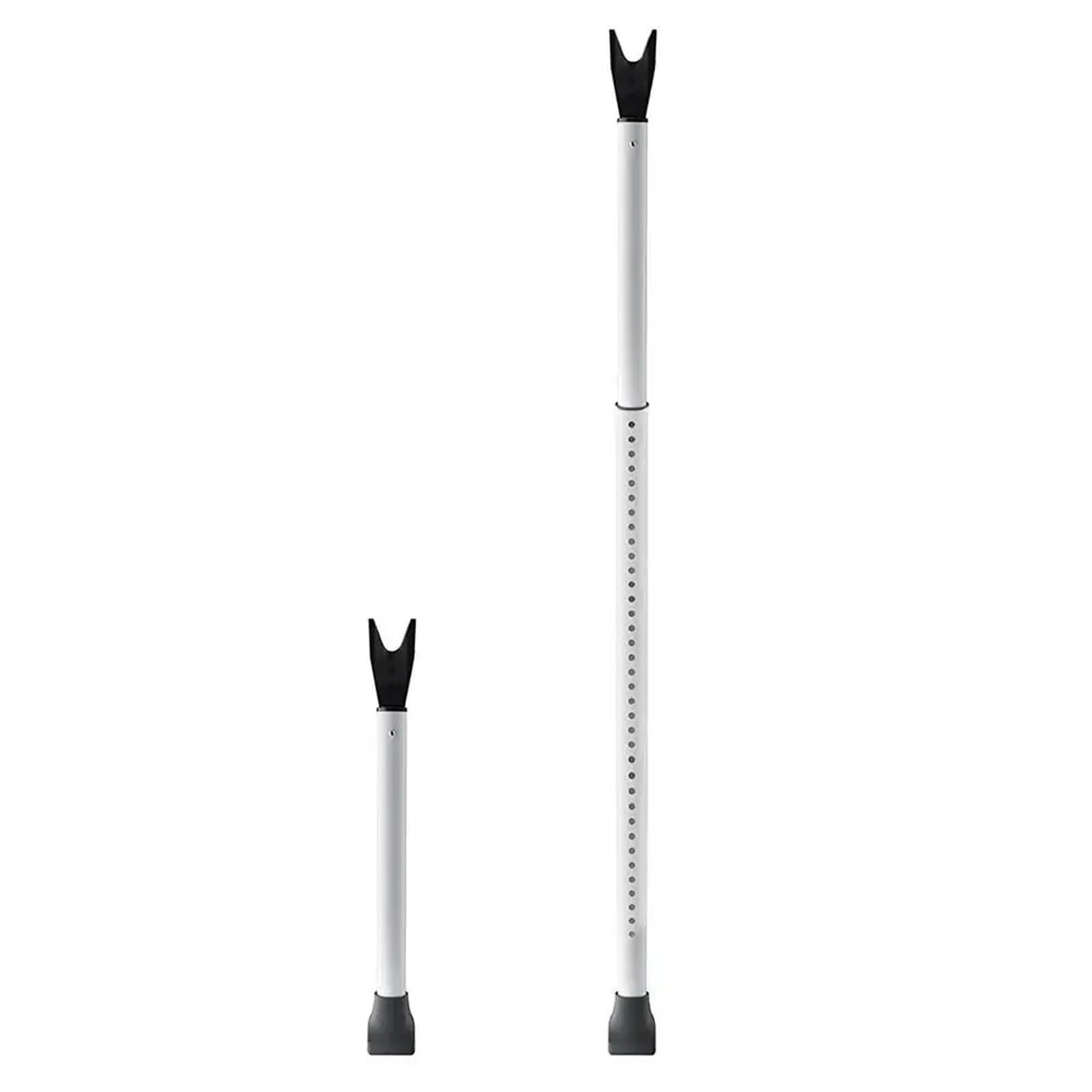 Barre de sécurité porte réglable 3 en 1, butoir domestique for portes coulissantes et d'entrée, barre antivol pour Portes