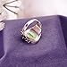 Elegant Green Amethyst Oval Gemstone Ring for Women – Handmade 925 Sterling Silver 12x16 Statement Ring, Boho Chic Jewelry, Anniversary, Birthday & Wedding Gift