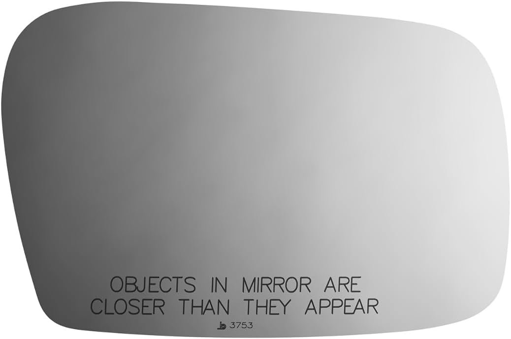 00-05 Toy Echo Right Passenger Convex Manual Hand Adjust Mirror Glass Lens w/Adhesive USA no rear backing plate