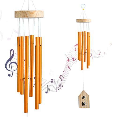 Image of ZAICUS Metal Wind Chime for Home Entrance, Outdoor Wind Bell, Hanging Wind Chimes for Garden, Balcony, Patio & Feng Shui Decor