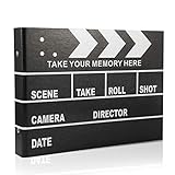 ThxMadam Scrapbook Photo Album Wedding Guest Book DIY Memories Book with 50 Black Pages Present for Valentines Mothers Anniversary Day Birthday Christmas Gift for Mum Daughter Girl-Friend,Director B