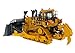 Cat Caterpillar D11T Track-Type Tractor Dozer JEL Design with Operator High Line Series 1/50 Diecast Model by Diecast Masters 85565