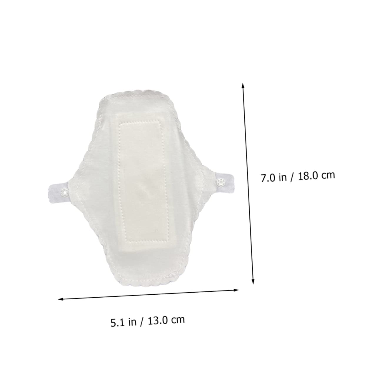 FOMIYES Lot de 2 Serviettes Hygiéniques Réutilisables en Coton pour Femmes Et Filles 10 Pièces