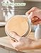 ALSKHEAS Ceramic Canister Set with Airtight Seal Lid, Kitchen Canisters for Countertop, White Canisters Sets for Flour, Coffee, Bean, Sugar, Tea, Spices and More, Home Decor (Set of 3)