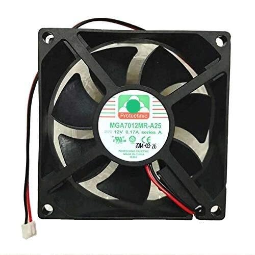 MGA7012MR-A25 Server Cooler Fan - 12V 0.17A, Silent 70x70x25mm Computer Chassis Cooling