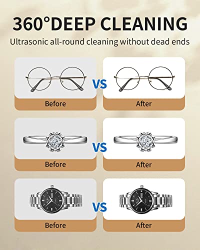 GERCY Pulitore ad Ultrasuoni Separato, 800ML