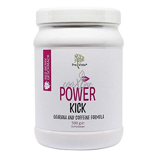 ProVista Power Kick Red Berry - Guarana Koffein Booster - 2 x 500g Cover