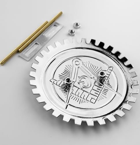 Image of Freemason Mason Masonic Engineering Automotive Grill Badge Emblem for Trucks and Cars