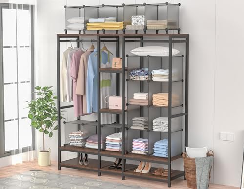 image for HOMIDEC Closet Organizers and Storage, 16 Cube Storage Organizer, Port