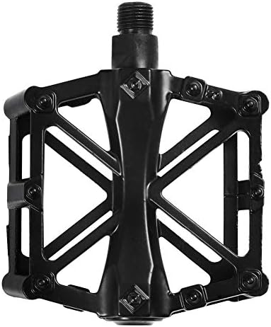 SZYT Road Bike Pedal MTB Pedal Bicycle Flat Pedal for Road Bike/Mountain Bicycle Cycling Black One Pair