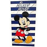 Original Ayman Mickey Disney - Toalla de Playa de Rizo de algodón, 70 x 140 cm