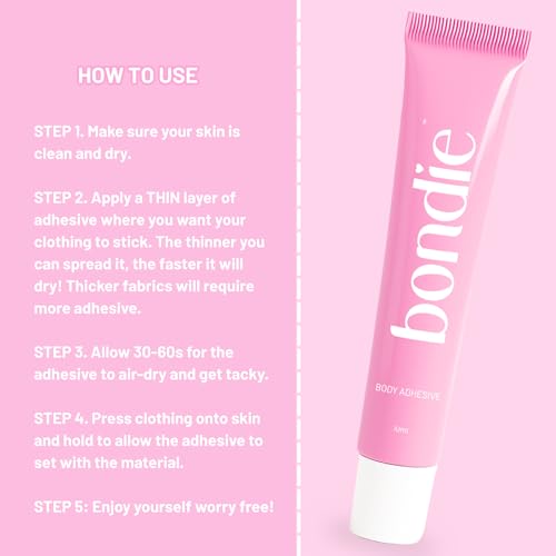 Body Adhesive Glue for Clothes, Liquid Fashion Tape for Women, Skin Adhesive, Fabric Grip, Strong Butt Glue, Clothing Glue for Outfits and Styling4
