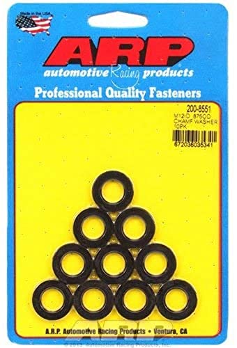 ARP (200-8551) M12 ID .875 OD Black Washers - Pack of 10