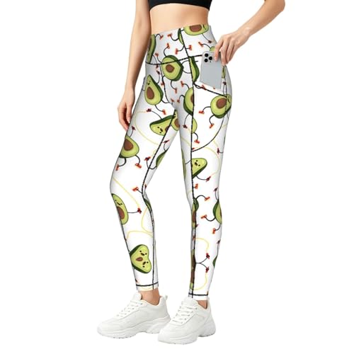 Leggings deportivos de mujer mallas de fitness con dibujos animados