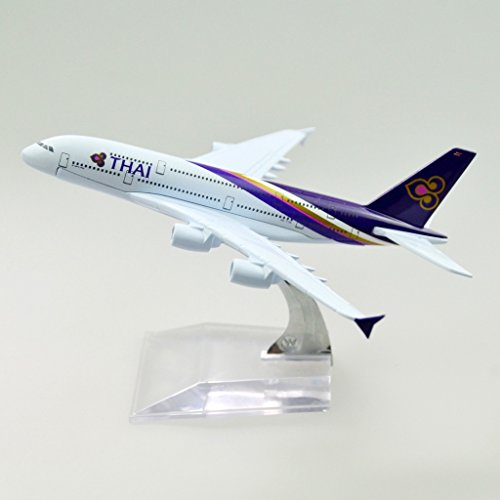 24-Hours Thailand A380 Plane Model Alloy Metal Airplane Models Die-cast 1:400