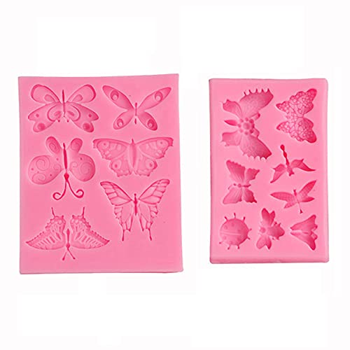 Schmetterlings form Silikonform Schmetterling Silikonformen Silikon Fondant Schmetterling Formen Wird Verwendet, Um Schmetterlingsmodell, Kuchendekoration, Schokolade, Seife, Weiche SüßIgkeiten Cover