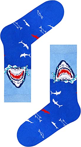 Sockfun Boys Socks Kids Socks Crazy Socks Silly Socks Funny Socks For Kids, Fun Boys Novelty Socks Childrens Socks Shark Gifts Shark Socks For Kids Boys #TOP5
