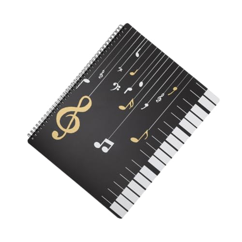 Milisten Sheet A4 Size Transparent Insert Pockets Music Document Holder File Binder Storage Organizer