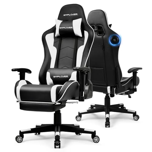 GTPLAYER White Gaming Chair With Bluetooth Speakers: Listing Facts Versus Missing Owner Evidence
