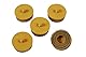 Connect Workshop Consumables 32199 Abracs Quick Lock Bristle Brush 50mm x P80 Yellow 5pc