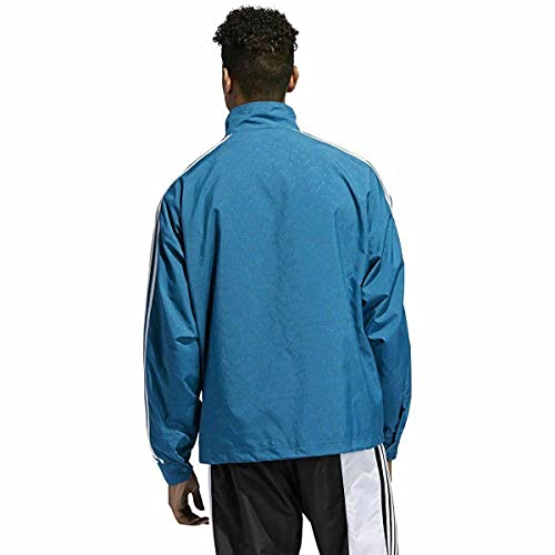 Adidas Men's Grid Wind Jacket, Active Teal/Berry2