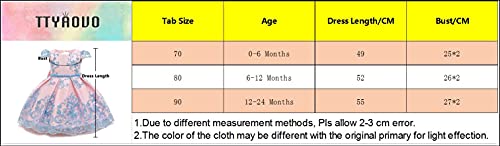 TTYAOVO Mouwloze prinsessen feestjurken voor meisjes tijdens missverkiezingen met bloemenmotief - Image 8