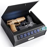 TRRKO Gun Safe for Handgun - Biometric Gun Safe, 3 Ways & 0....
