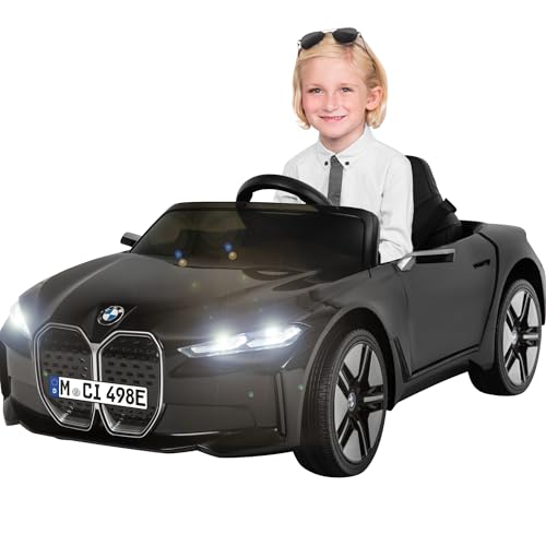 Actionbikes Motors Kinder Elektroauto BMW i4 | 2,4 Ghz Fernbedienung - Lizenziert - Kinderauto elektrisch - Elektrofahrzeuge - Spielzeugauto - Elektro Auto für Kinder ab 3 Jahre (BMW i4 Premium)