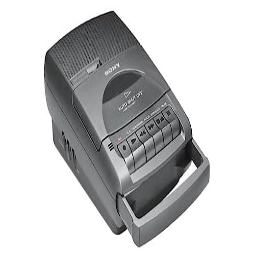 Sony TCM-929 Pressman Desktop Cassette Recorder with Automatic Shut-Off