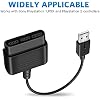 Xahpower PS2 Controller to USB Adapter Converter Cable, Compatible with Sony PS1/PS2 Controller Gamepad to PS3/PC Controller