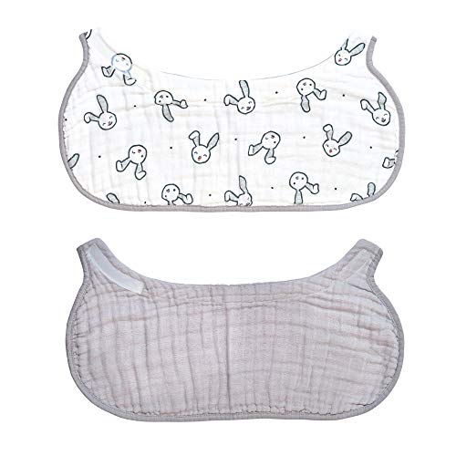 Image of Kiinde 2-in-1 Non-Slip Burp Cloth and Bib for Baby, Toddler