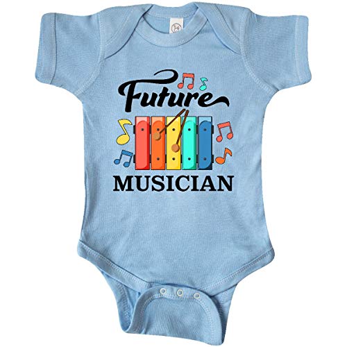 inktastic Future Musician- Xylophone Music Infant Creeper 6 Months Baby Blue