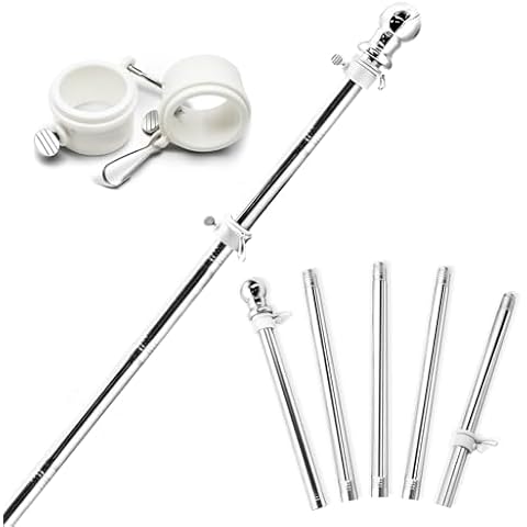 Anley 6 FT Stainless Steel Flag Pole Kit Cover