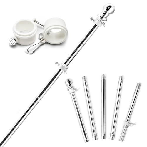 ANLEY 6 FT Stainless Wall Mount Flag Pole