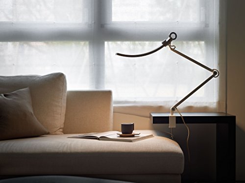 Benq Silver Genie Led Desk Eye-Caring Table Lamp: Auto-Dimming, Cri>95, 13 Color Temperatures, 35” Wide Illumination & Desk Clamp Accessory E-Reading Lamp - White #TOP6